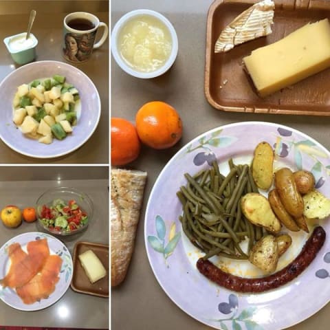 French woman sample meal plan