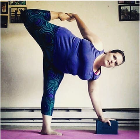 Valerie of Big Gal Yoga talks about her yoga story, diversity in yoga, and  tips for beginners - Body Positive Yoga