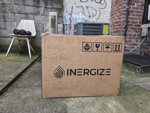 Inergize Cold Plunge Tub box with chiller