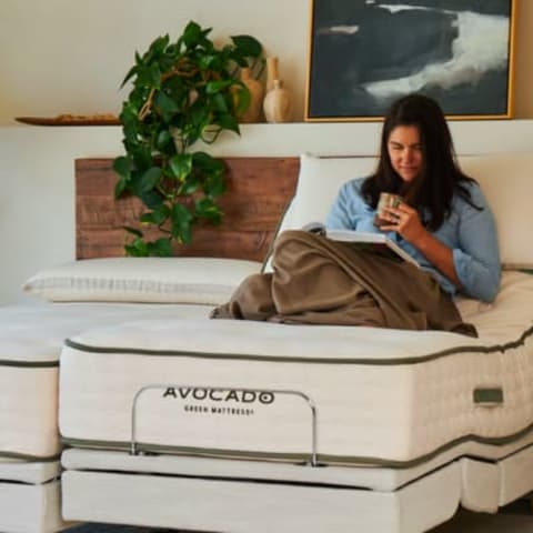 Avocado Green Mattress Eco Pro Adjustable Base