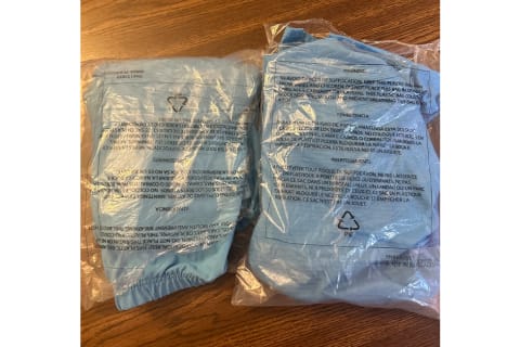 scrubs in packaging