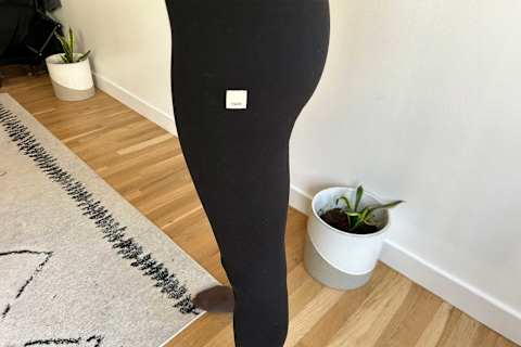 photo of writer's lower half wearing vuoro allthefeels leggings