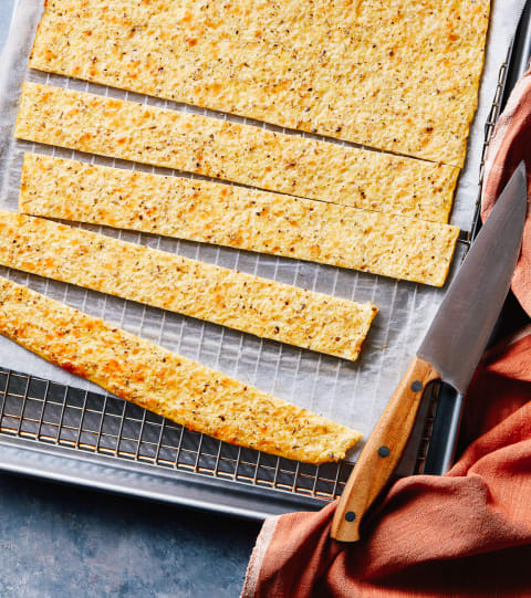 Keto-Friendly Cauliflower Breadsticks