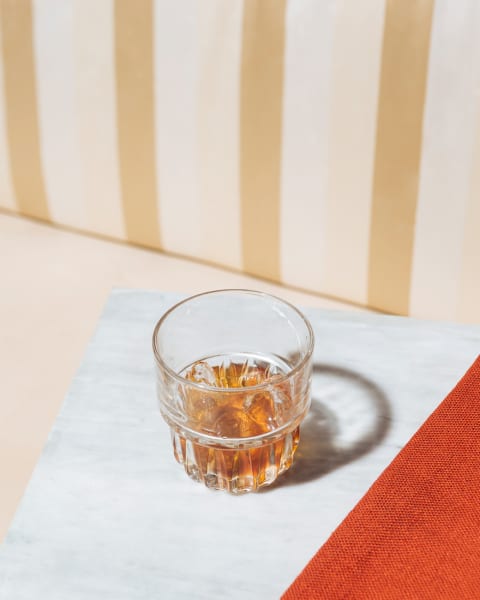 Whiskey Glass on a Table