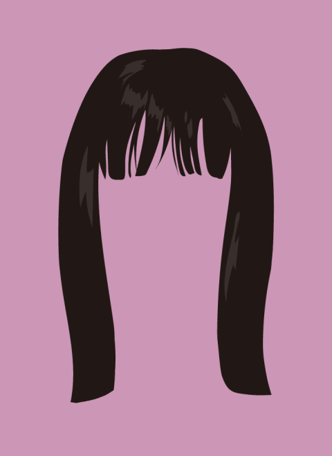 textured bangs