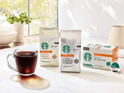 Starbucks Ground Coffee Infused with Vitamins