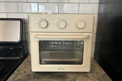 our place wonder oven on editor's kitchen counter