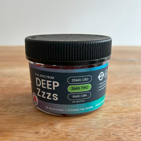 Deep Zzzs CBD Sleep Gummies With THC + CBN