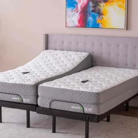 GhostBed Adjustable Base Combo Bundle