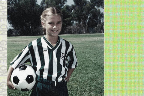 Game On With Alex Morgan - Morgan playing soccer as a child