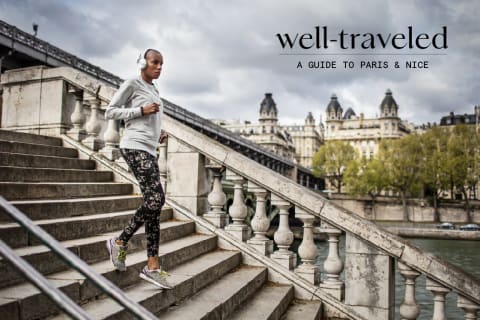 Well Traveled In Paris: A woman running in Paris