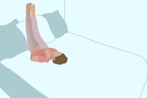 A Relaxing Yoga Sequence For Sleep You Can Do In Bed - 47