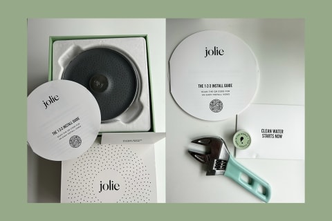 The Jolie shower head filter review