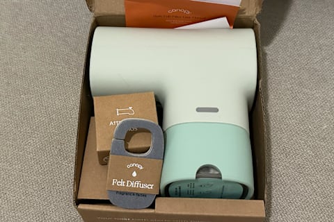 canopy bath tub filter in arrival box with felt diffuser