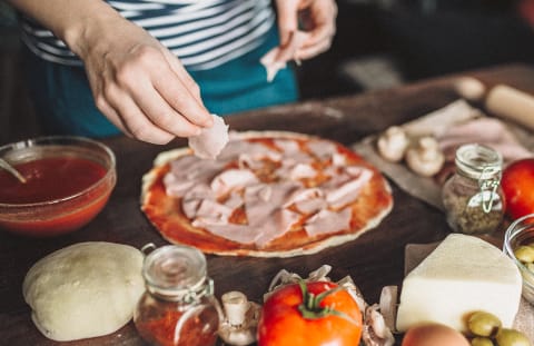 Pizza Party Every Day with this Ham and Kale Flatbread - 5