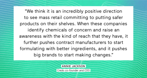 Annie Jackson on clean beauty hitting mass retail