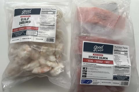 good chop frozen shrimp and salmon