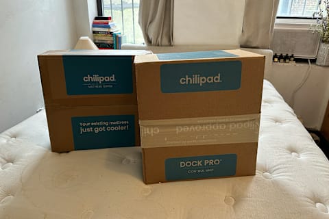 chilipad dock pro in two boxes from shipment