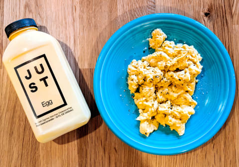 Just Eggs vegan scrambled eggs