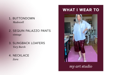 Well Styled with Maayan Zilberman: What I wear to my art studio