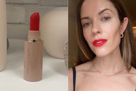 Westman Atelier launches Lip Suede Matte - worn by mbg beauty director