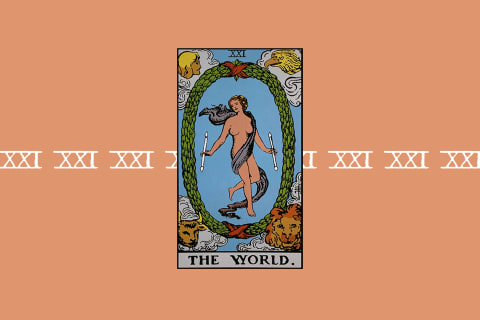 The World Tarot Card 12 x 12