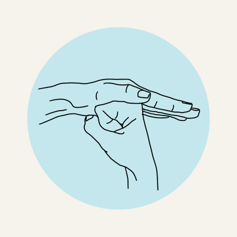 illustration of shambhala mudra