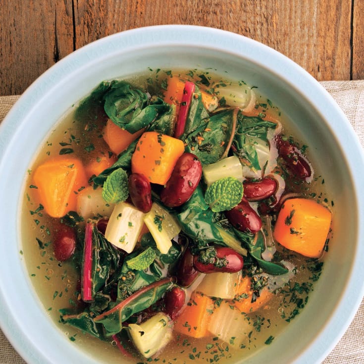 One Pot Meal Warming Soup With Butternut Squash And Chard Mindbodygreen