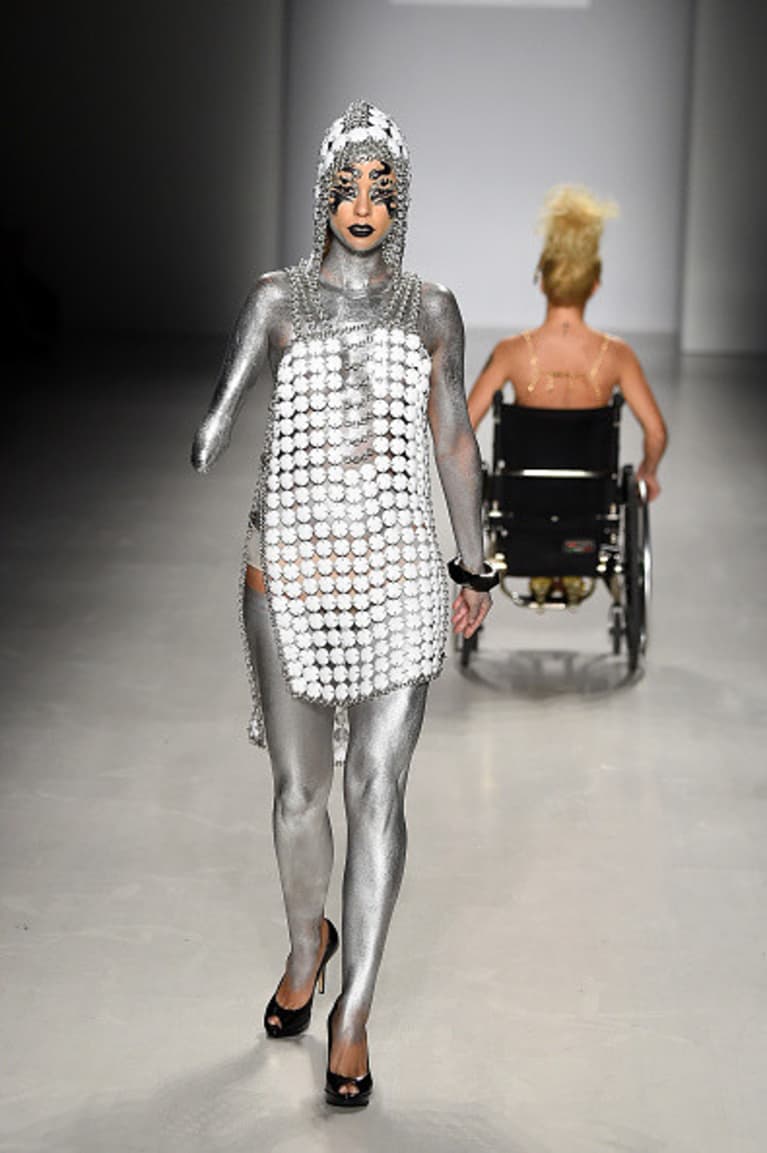 Models With Disabilities Work The Catwalk At New York Fashion Week