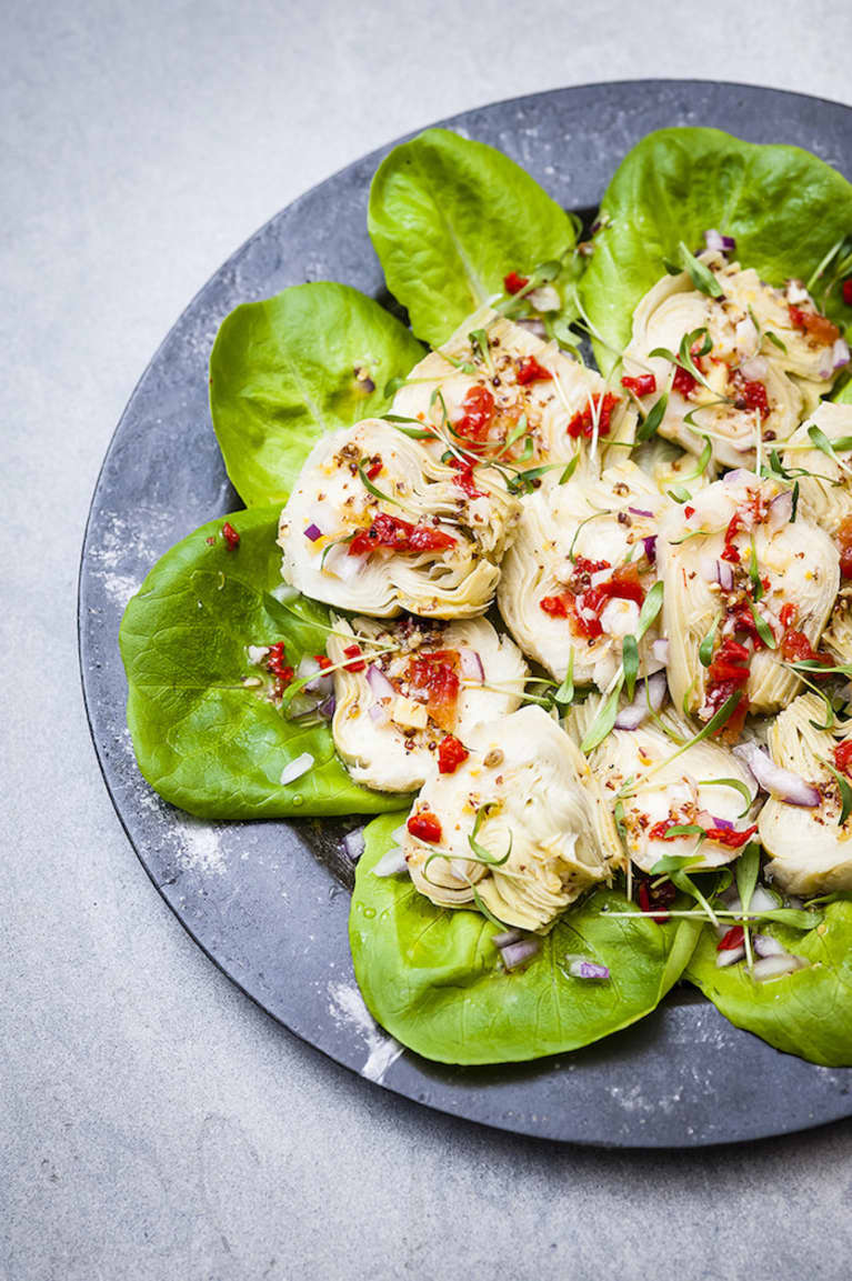 Peruvian Artichoke Heart Salad - mindbodygreen