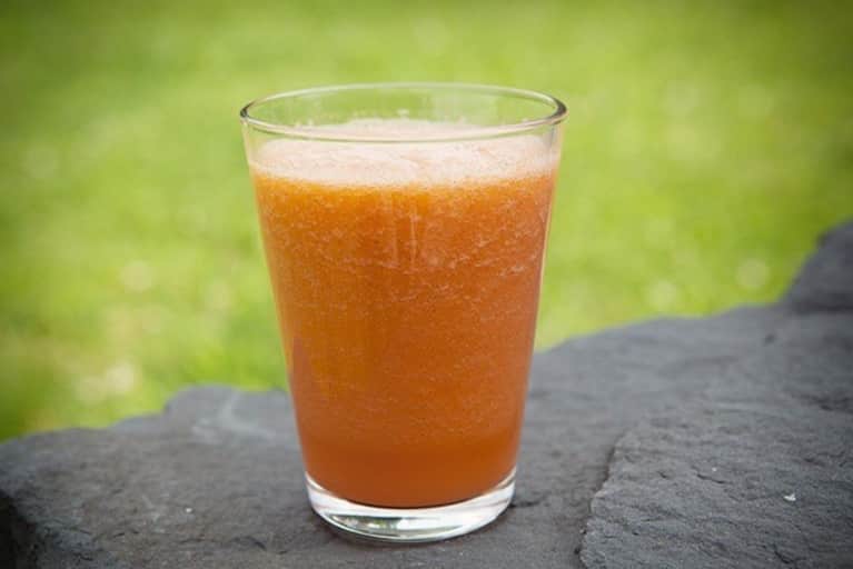 Holy BetaCarotene! A CarrotCantaloupe Smoothie mindbodygreen