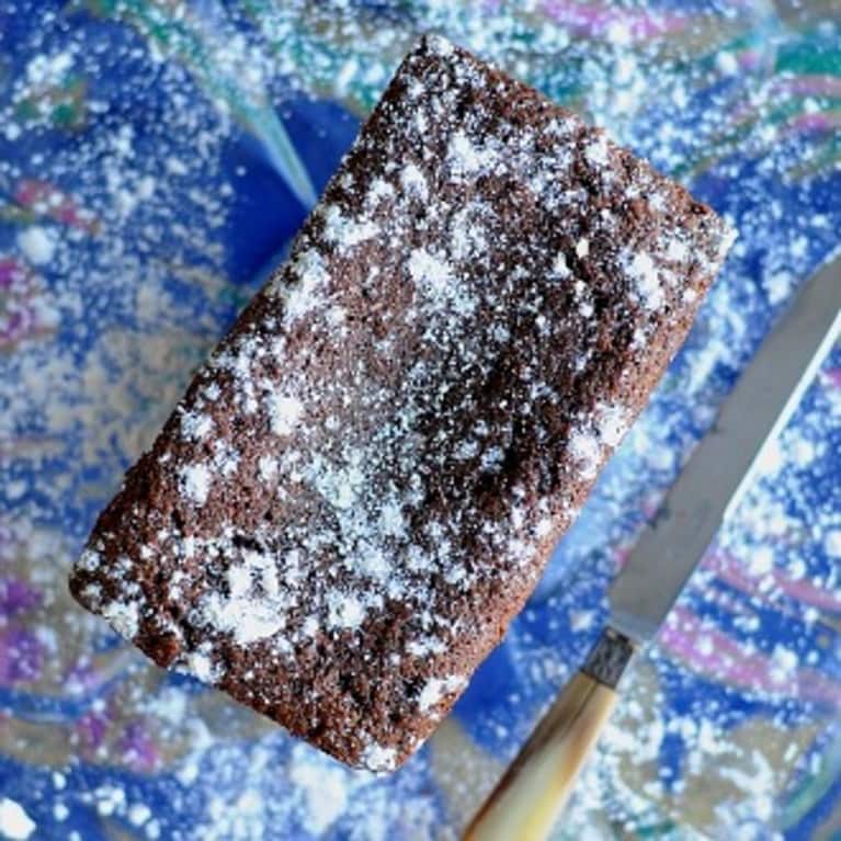 GlutenFree Chocolate Almond Pound Cake mindbodygreen
