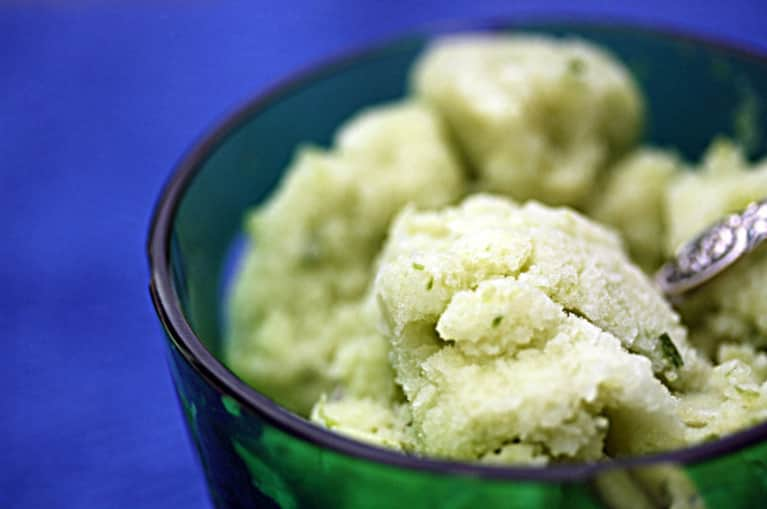 Homemade Cucumber Sorbet Mindbodygreen