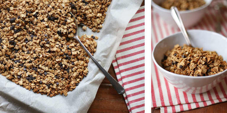 Peanut Butter Chocolate Chip Granola Mindbodygreen