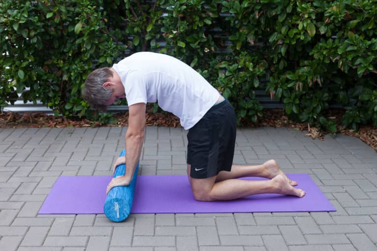 Foam Roller Stretches For Swimmers With Neck And Shoulder Pain