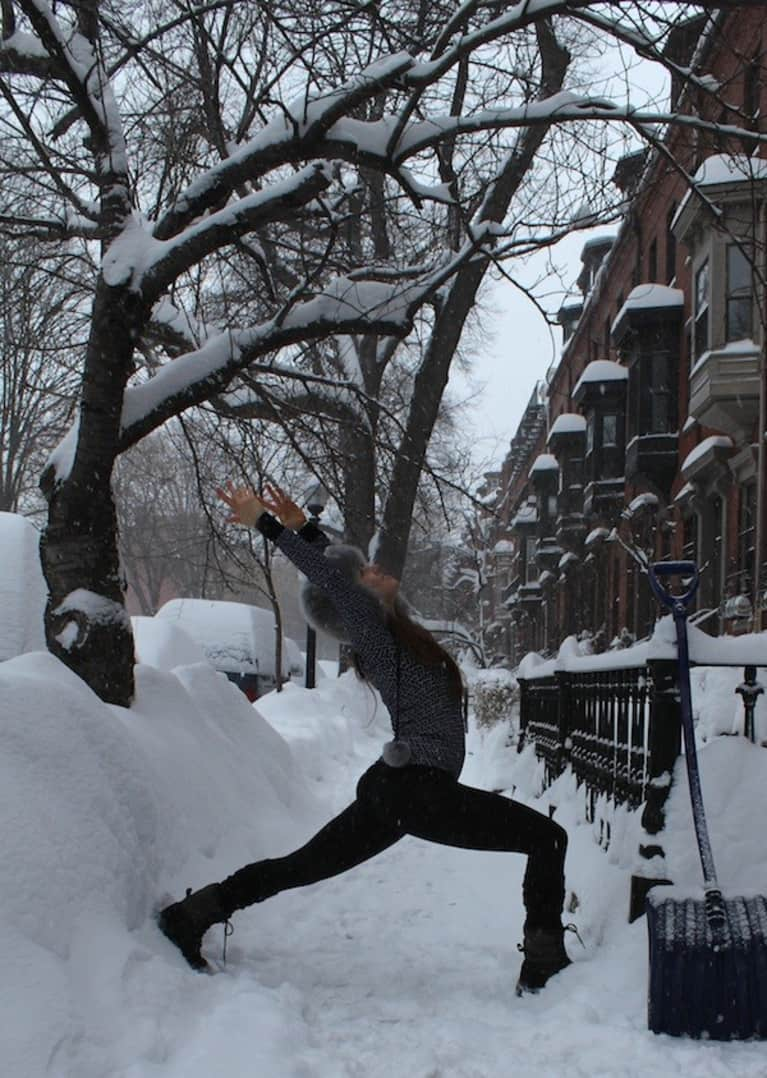 5 Yoga Stretches To Alleviate Winter Tightness In Your Back And Shoulders