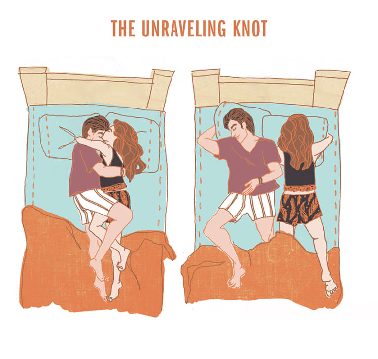 What Your Sleeping Position Says About Your Relationship