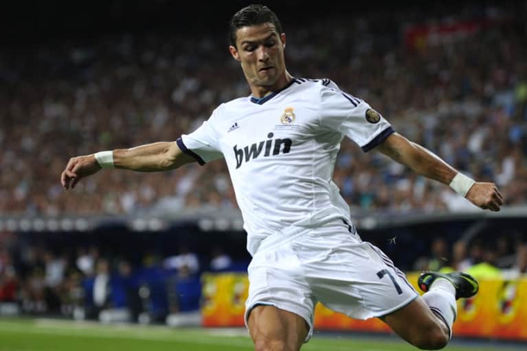 Cristiano Ronaldo + Alessandra Ambrosio Pose Shirtless For ...