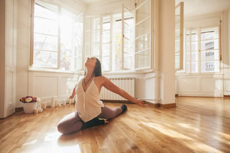 10-Minute Yoga Sequence To Release Tension In The Hips - mindbodygreen