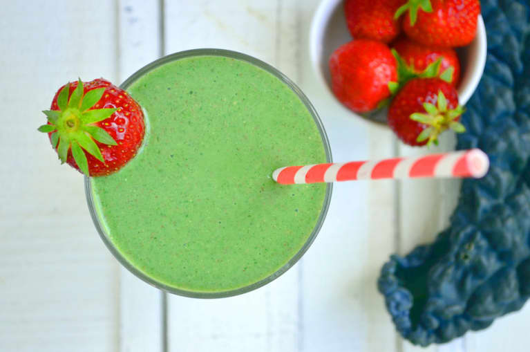 Strawberry Kale Smoothie Recipe Mindbodygreen