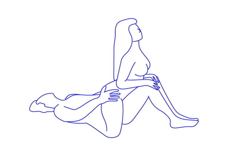Cowgirl reverse sex position