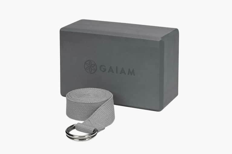 Gaiam Yoga Block & Strap Combo Gaiam Yoga Block & Strap Combo