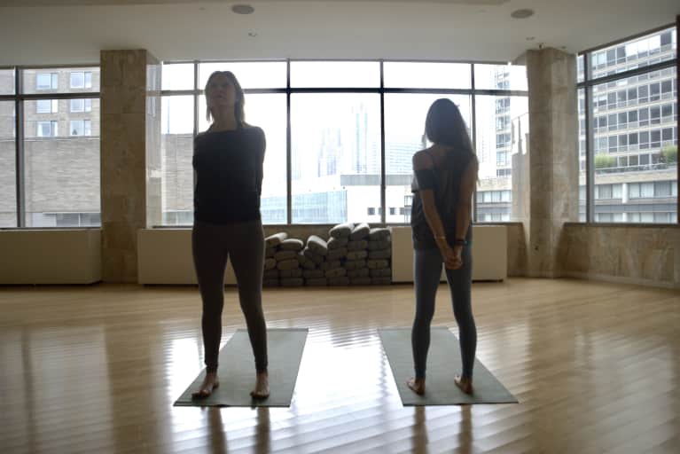 This Yoga Sequence Will Undo All The Damage You Do Staring At Your Phone