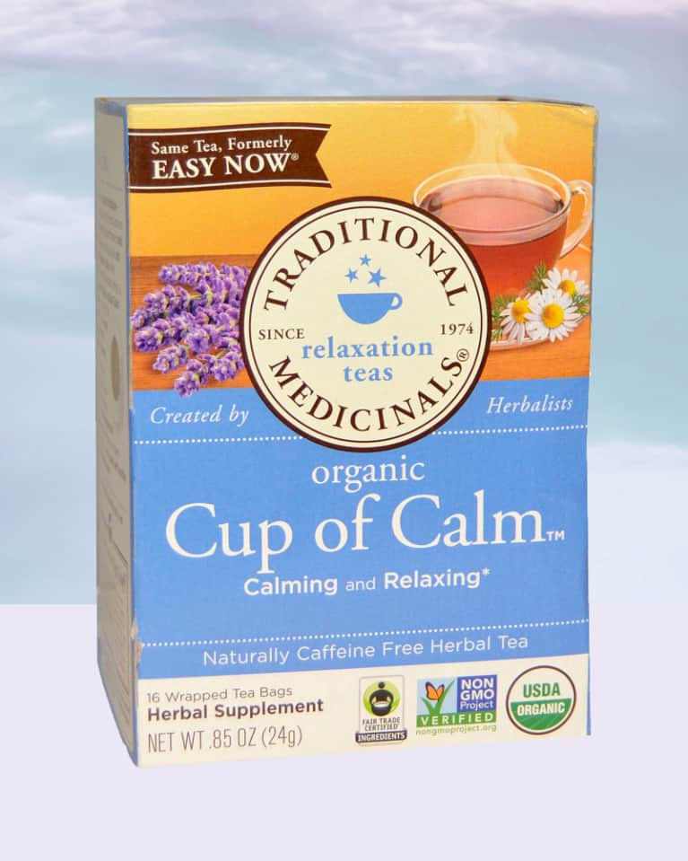Traditional Madicinals cup of calm tea