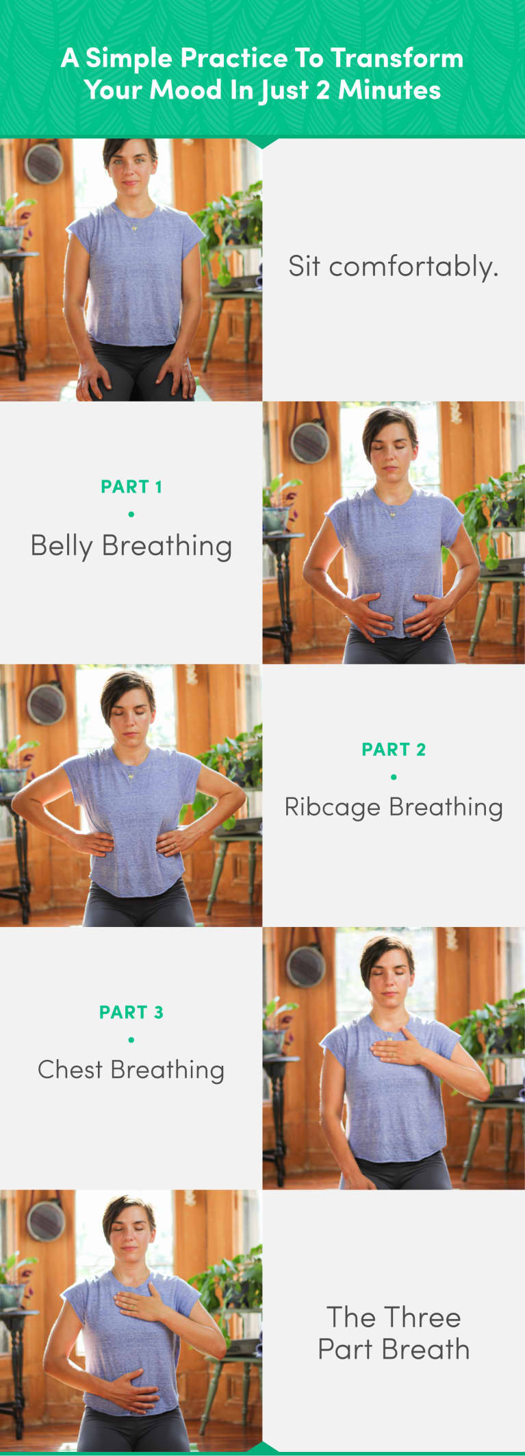 Transform Your Mood In 2 Minutes With This Simple Breathing Practice