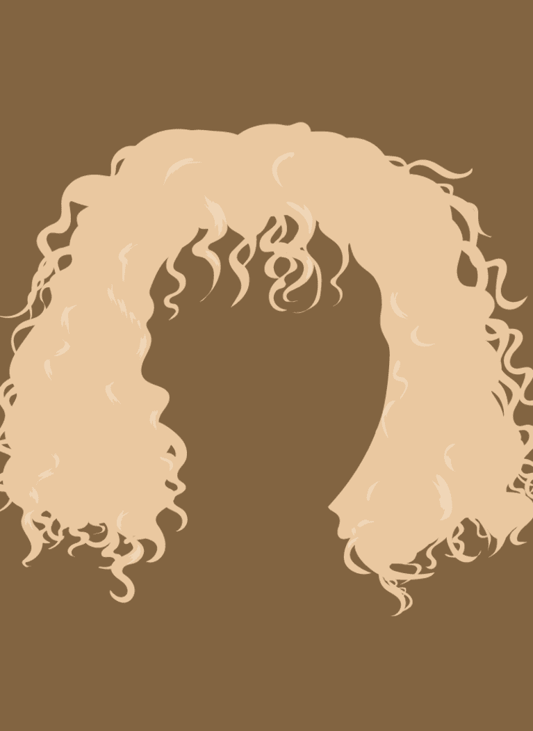 curly bangs