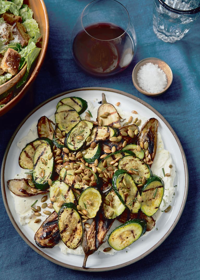 Grilled Vegetables with Whipped Ricotta Grilled Vegetables with Whipped Ricotta