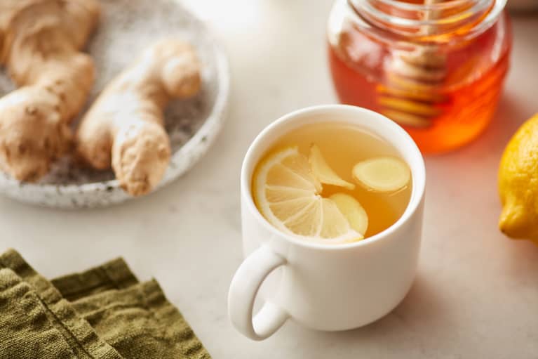 姜茶用蜂蜜
