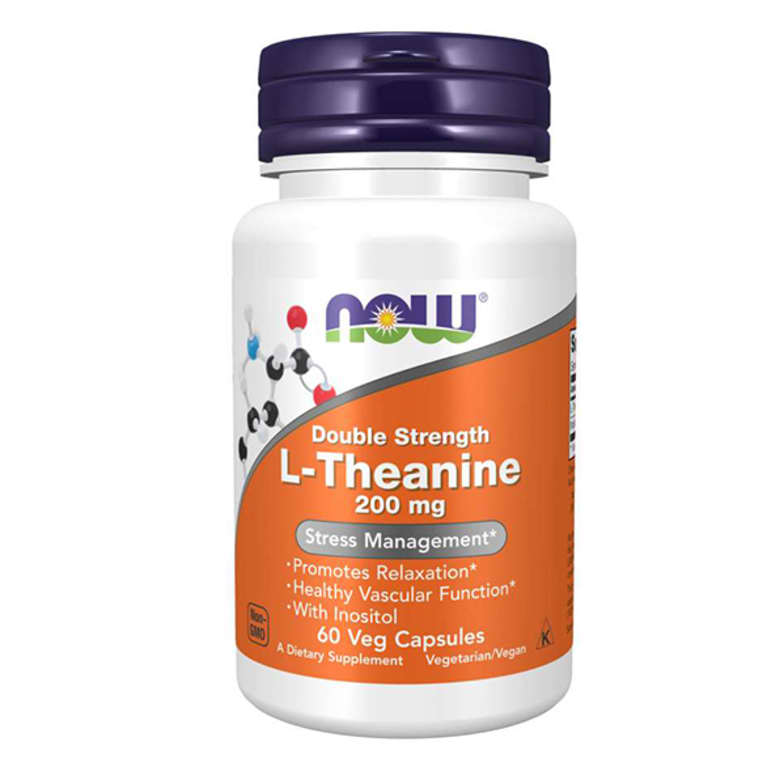 white supplement bottle with purple lid and orange label