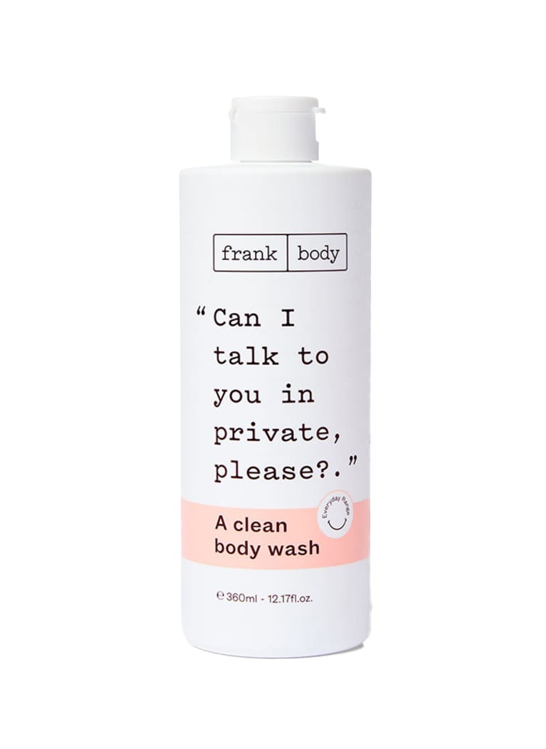 frank body Clean Body Wash: Unscented